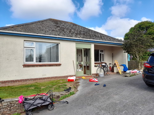 The existing dwelling before any works