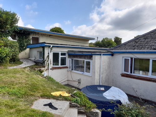 The existing dwelling before any works